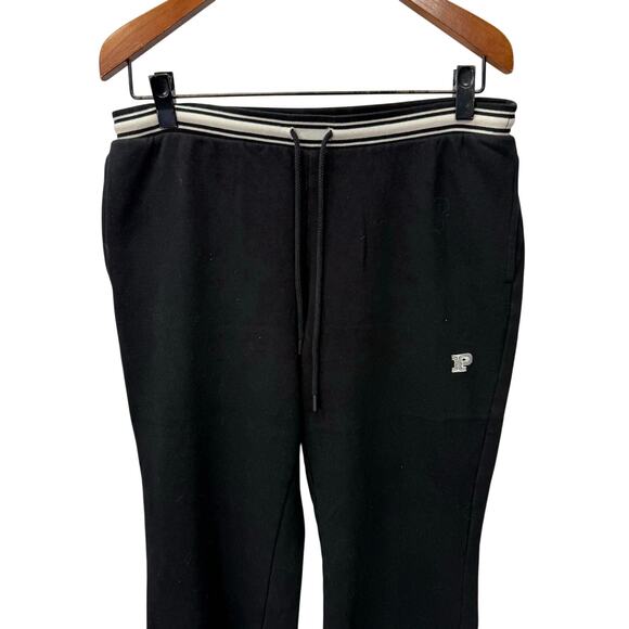 Pink Women’s Sweatpants sz L Wide Leg Drawstring #H154 - Picture 3 of 7